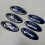 Aluminum Car Front Logo Emblem Sticker, Front Bumper Fabric, Rear Door Decal 3