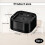 8 Pack Stackable Furniture Risers, Black Bed Leg Elevators, 3.5 cm Height, Adjustable Furniture Risers for Sofa and Bed 2