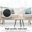 8 Pack Stackable Furniture Risers, Black Bed Leg Elevators, 3.5 cm Height, Adjustable Furniture Risers for Sofa and Bed 4
