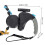Double-Headed Dog Lead with LED Light, Reflective, Ergonomic Handle, Durable Nylon Walking Leash for Night Use 3