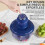 Automatic Electric Fruit and Vegetable Peeler, Rechargeable Garlic Peeling Machine for Home Kitchen, Compact and Easy to Use 3