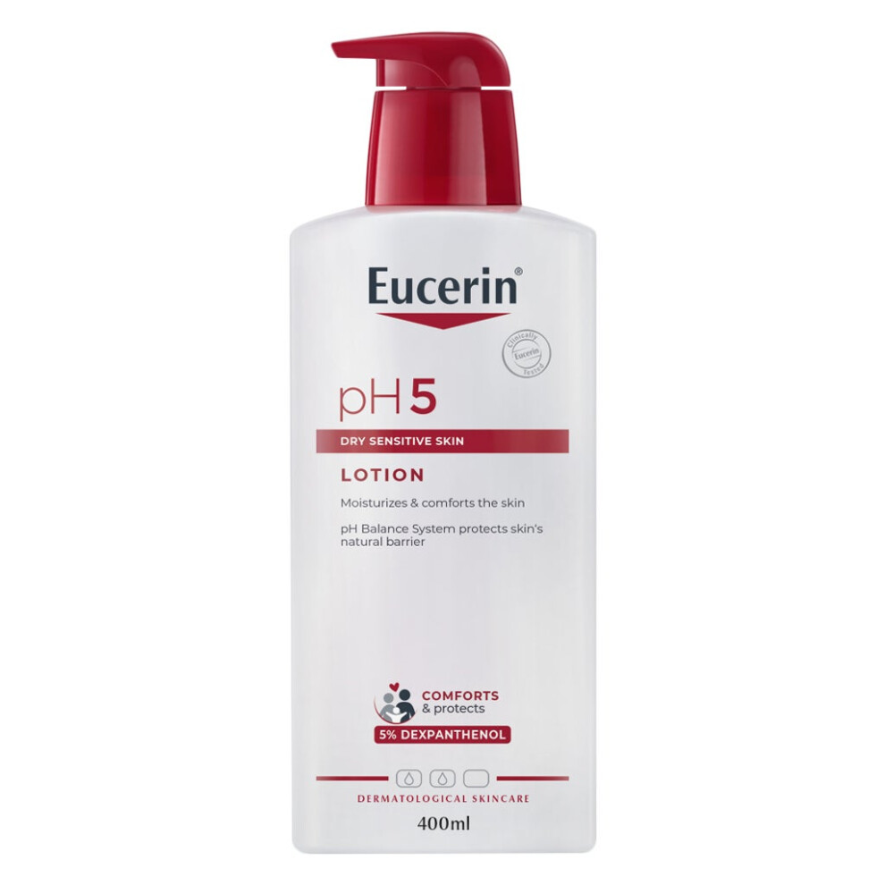 Eucerin PH5 Body Lotion 400ml Daily Moisturizing Lotion for Sensitive Dry Skin Protection