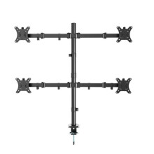 Beugel voor schermen - GEMBIRD - MA-D4-01 - 4 schermen (13–32 inch) - VESA 75x75/100x100 - Maximaal gewicht 10 kg
