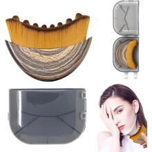 Juego de 2 cepillos linfáticos para el contorno facial, cepillo seco para rostro y mentón, diseño ergonómico para el cuidado diario de