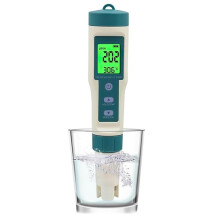 pH-mètre électronique 8 en 1, testeur de pH, TDS, EC et ORP avec mesure de la température et de la salinité