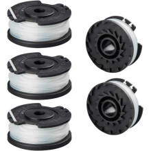 Confezione da 5 bobine di filo bianco, 5 metri ciascuna, 1,5 mm, cavo elettrico flessibile per progetti domestici