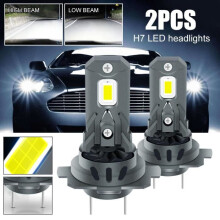 H7 LED-lampen 18000LM 120W, 16 CSP-chips, vervanging voor autokoplampen, helder wit licht