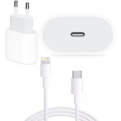 Φορτιστής USB-C σε Lightning 20W με καλώδιο 1 μέτρου, γρήγορη φόρτιση για iPhone και iPad, λ