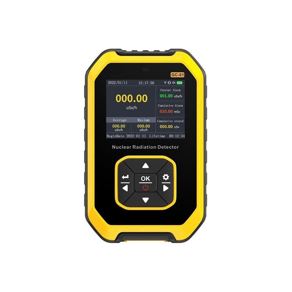 Portable LCD Digital Geiger Counter, Nuclear Radiation Detector, Beta and Gamma Dosimeter Tester