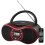 (Black, US Standard) Lettore CD portatile Bluetooth con radio FM e supporto USB. 2