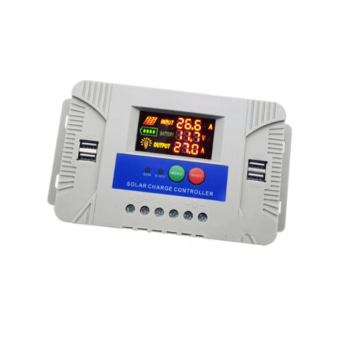 (40A) Color Screen Night Light Display 12V 24V 30A Solar Charge Controller PV System 2