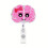 (B) 360 Swivel Retractable Beaded Badge Card Holder Easy Pull 5