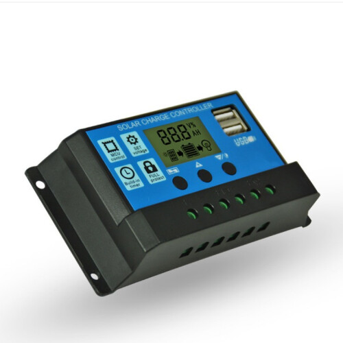 (60A) 12V24V 10A-60A Simple Solar Charge Controller with LCD Display & Light Time Control 2