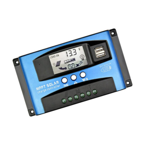 (40A) Solar Charge Controller 12V/24V 30A-100A LCD Display DC Socket Solar Power System 2