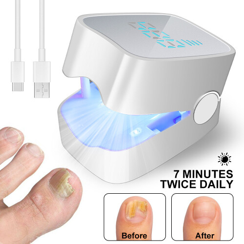 Intelligent Gray UV Nail Lamp Mini Fully Automatic Cleaning Laser Disinfection Tool 1