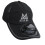 Solar Powered Baseball Cap with USB Rechargeable Battery-Black 1