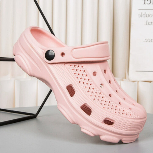 (pink, M6=W8=38-39) Ανδρικά και γυναικεία τσόκαρα κήπου – αναπνέοντα, ελαφριά, slip-on, άνε 1