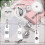 Transparent Rotating Metal Clip Retractable Badge Holder 10 Pcs Easy Pull 4