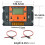 12V 24V 30A Solar Charge Controller with Backlit LCD & 4 DC Outputs PV Solar Charging 5