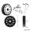 (Fj5916) Suitcase Wheels Luggage Replacement Wheels Suitcase Spinner Wheels Accessories 2