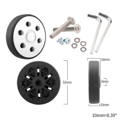 (Fj5213) Suitcase Wheels Luggage Replacement Wheels Suitcase Spinner Wheels Accessories 1