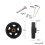 (Fj5111) Suitcase Wheels Luggage Replacement Wheels Suitcase Spinner Wheels Accessories 2