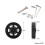 (Fj5714) Suitcase Wheels Luggage Replacement Wheels Suitcase Spinner Wheels Accessories 2
