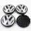 Καπάκια κέντρου τροχών - VW - 56mm - Υψηλής ποιότητας - Σήμα λογότυπου - 4 τεμάχια 3