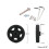 (Fj6012) Suitcase Wheels Luggage Replacement Wheels Suitcase Spinner Wheels Accessories 2