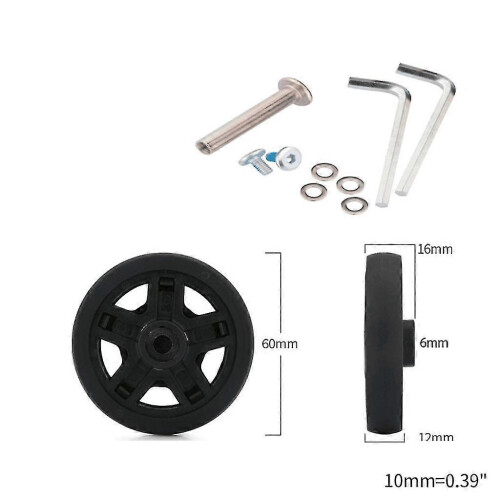 (Fj6012) Suitcase Wheels Luggage Replacement Wheels Suitcase Spinner Wheels Accessories 1
