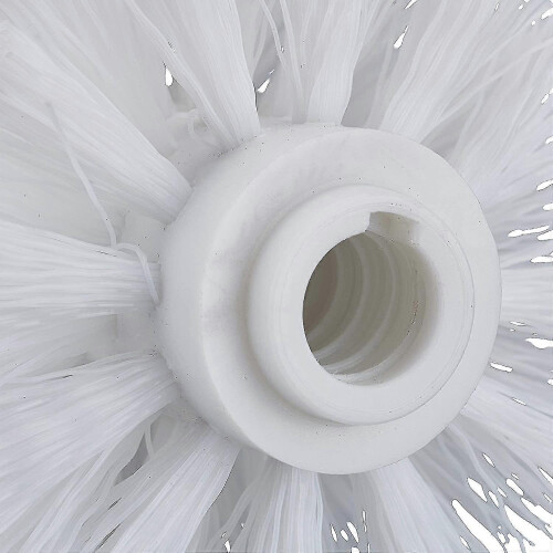 (White, 5pcs) 6pcs Toilet Replacement Brush Head White Replacement Brushes Diameter 8cm 2
