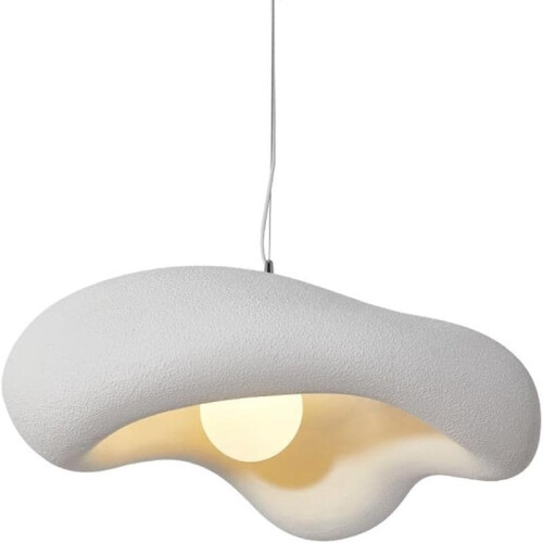 Irregular Wabi-Sabi Cloud Pendant Light E27, Creative Ceiling Chandelier for Dining Room or Kitchen 2