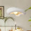 Irregular Wabi-Sabi Cloud Pendant Light E27, Creative Ceiling Chandelier for Dining Room or Kitchen 4