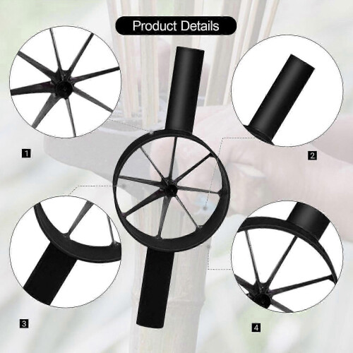 (6 Cut) Bamboo Splitter Bamboo Splitting Tool Compact Lightweight Portable Professional 1