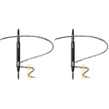 wet n wild Power Hungry Brow Blade Pencil - Dark Brown (Pack of 2)