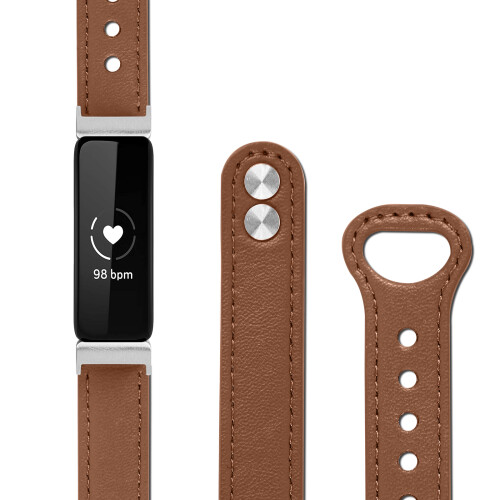 Uhrenarmband aus echtem Leder Brown 1