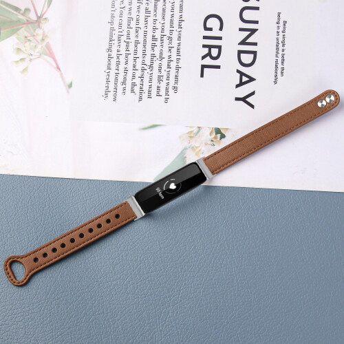 Uhrenarmband aus echtem Leder Brown 2