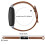 Uhrenarmband aus echtem Leder Brown 4