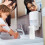 Duokon Automatic Touchless Liquid Soap Sprayer, Light Fixture-Mounted Liquid Soap Sprayer, Gel Soap Model 4