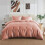Imperial Rooms (Peach, Single) Plain Duvet Cover Single Double King Bed Set Quilt 1