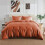Imperial Rooms (Rust, King) Plain Duvet Cover Single Double King Bed Set Quilt 1