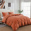 Imperial Rooms (Rust, King) Plain Duvet Cover Single Double King Bed Set Quilt 2