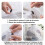 5-Piece Laundry Net Set, Drawstring Laundry Bags in 3 Sizes, White Mesh Laundry Net for Washing Machine, Reusable Laundry Net 4