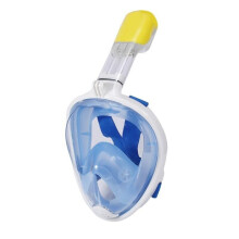 (Blå, S till M) Dykning och snorkling Helansiktsmask för snorkling