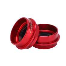Boîtier de pédalier PF30R rouge 46 mm 68-73 mm avec rondelle
