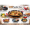 Camp&Fire 46cm Enamelled Paella Pan. Non-Stick, Rust-Resistant with Silicone Handle Holders. 4