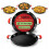 Camp&Fire 46cm Enamelled Paella Pan. Non-Stick, Rust-Resistant with Silicone Handle Holders. 1