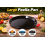 Camp&Fire 55cm Enamelled Paella Pan. Non-Stick, Rust-Resistant with Silicone Handle Holders. 5