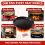 Camp&Fire 55cm Enamelled Paella Pan. Non-Stick, Rust-Resistant with Silicone Handle Holders. 9