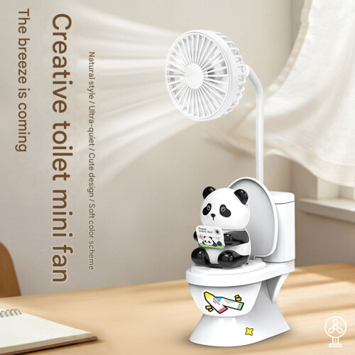 Schöner Lüfter in Toilettenform, geräuscharmer-Panda 1